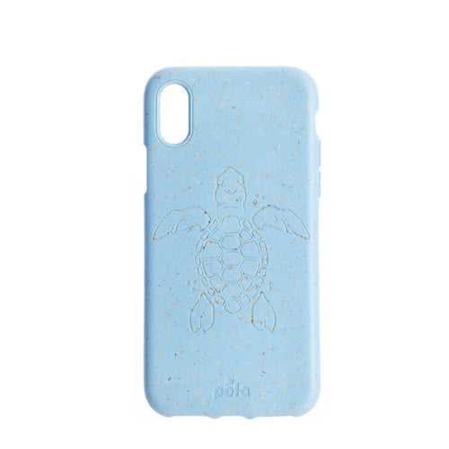Sky Blue (Turtle Edition) Eco-Friendly iPhone X Case