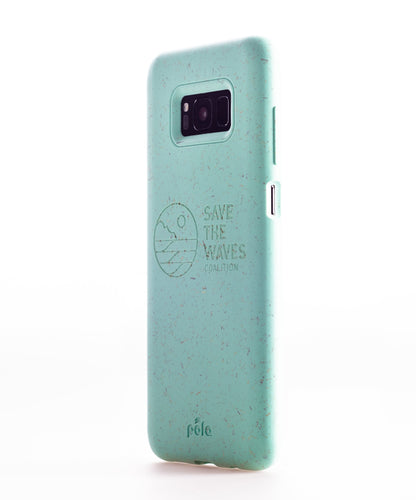 Save The Waves - Ocean Turquoise Samsung S8+(Plus) Eco-Friendly Phone Case