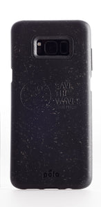 Save The Waves - Black Samsung S8+(Plus) Eco-Friendly Phone Case