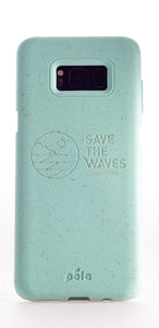 Save The Waves - Ocean Turquoise Samsung S8 Eco-Friendly Phone Case
