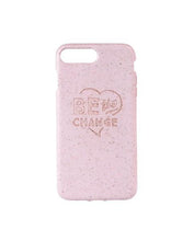 Load image into Gallery viewer, &quot;Be The Change&quot; Rose Quartz Eco Friendly iPhone Plus Case