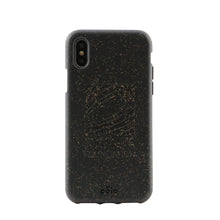 Load image into Gallery viewer, Surfrider Black Eco-Friendly iPhone X Case