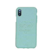 Load image into Gallery viewer, &quot;Be The Change&quot; Ocean Turquoise Eco Friendly iPhone X Case
