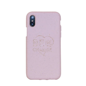 "Be The Change" Rose Quartz Eco Friendly iPhone X Case